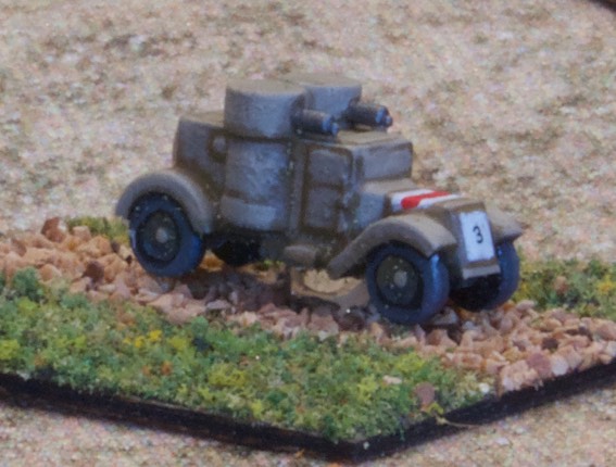 Austin Armoured Car side elevation